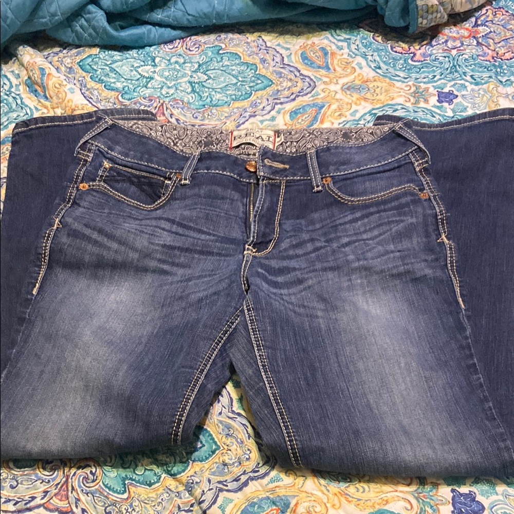 Ariat Women's Dark Blue Boot Cut Jeans